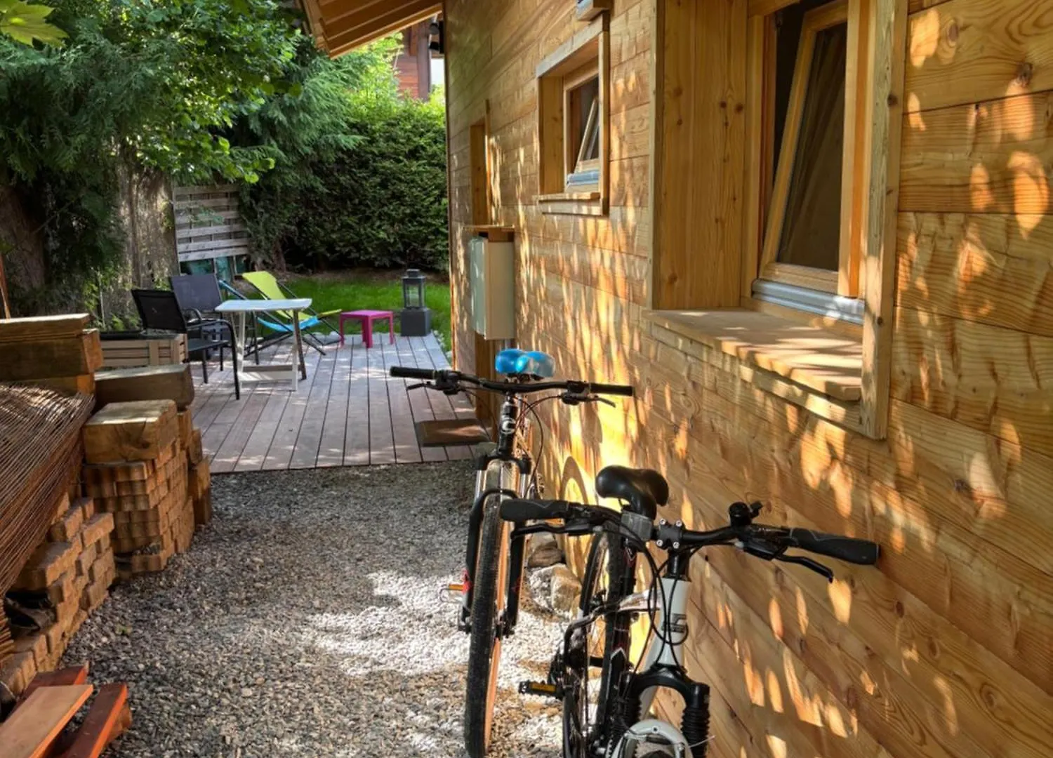 شقة Face Au Mtblanc Avec Jardin ليز أوش